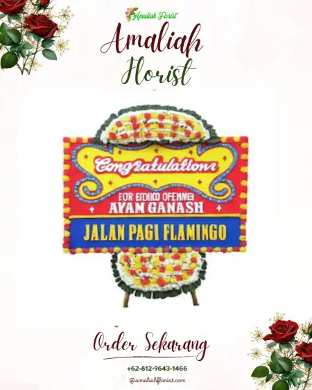 Sewa Papan Bunga Terbah